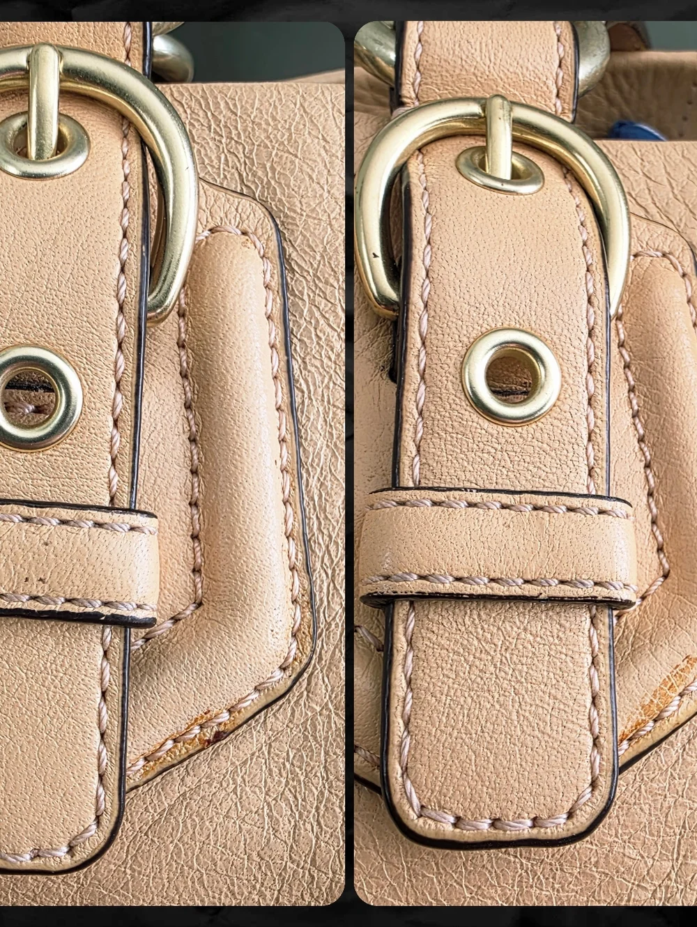 Coach 14574 Ashley Carryall Satchel Yellow Leather Shoulder Bag Y2K - Picture 14 of 16